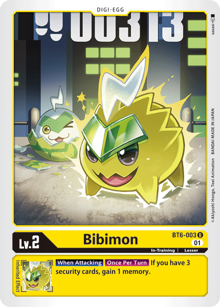 Bibimon [BT6-003] [Double Diamond] Supply