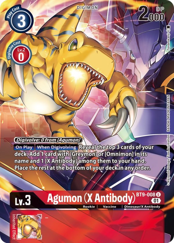 Agumon (X Antibody) [BT9-008] (Alternate Art) [X Record] Online