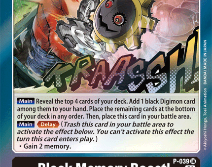 Black Memory Boost! [P-039] [Promotional Cards] Sale