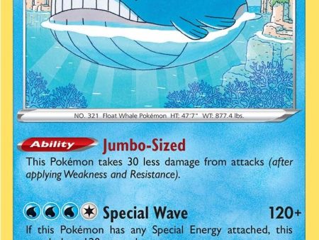 Wailord (038 195) [Sword & Shield: Silver Tempest] on Sale