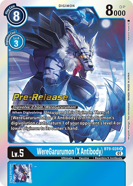 WereGarurumon (X Antibody) [BT9-028] [X Record Pre-Release Promos] Sale