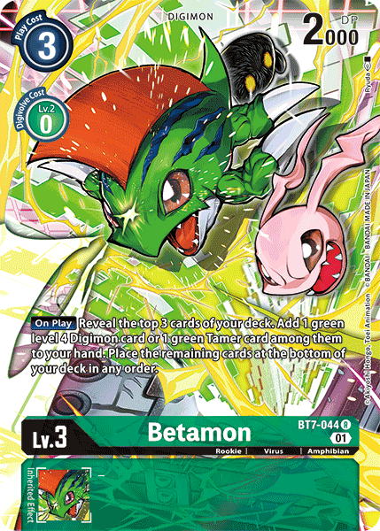 Betamon [BT7-044] (Alternate Art) [Next Adventure] Online Sale