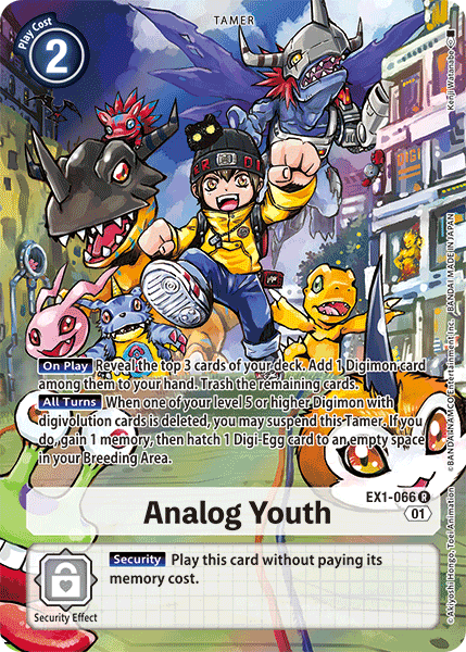 Analog Youth [EX1-066] (Alternate Art) [Classic Collection] For Sale