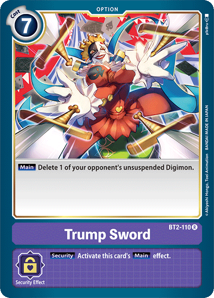 Trump Sword [BT2-110] [Release Special Booster Ver.1.0] For Sale