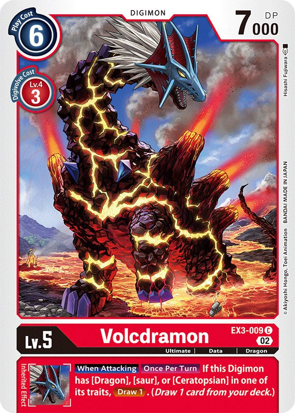 Volcdramon [EX3-009] [Draconic Roar] on Sale