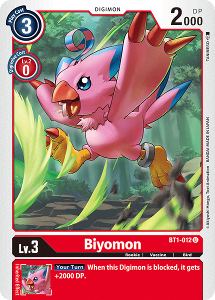 Biyomon [BT1-012] [Release Special Booster Ver.1.0] Supply