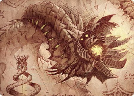 Wurmcoil Engine Art Card [The Brothers  War Art Series] Hot on Sale