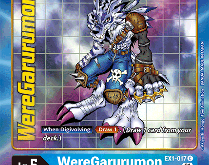 WereGarurumon [EX1-017] (Alternate Art) [Classic Collection] Cheap