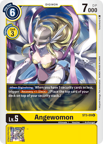 Angewomon [ST3-09] [Starter Deck: Heaven s Yellow] Online now