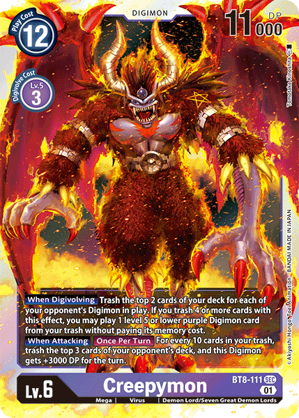 Creepymon [BT8-111] [New Awakening] Sale