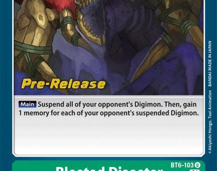 Blasted Disaster [BT6-103] [Double Diamond Pre-Release Cards] Online Hot Sale