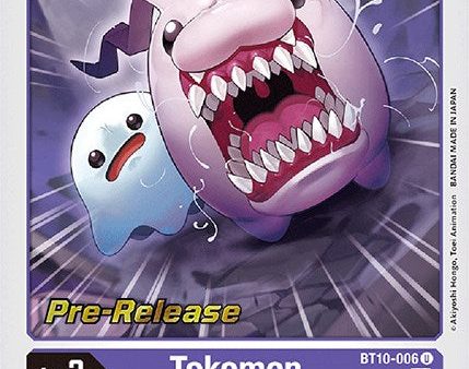 Tokomon [BT10-006] [Xros Encounter Pre-Release Cards] Sale