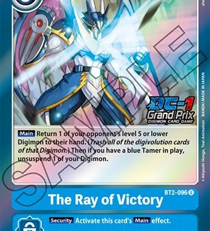 The Ray of Victory [BT2-096] (DC-1 Grand Prix) [Release Special Booster Promos] Online now