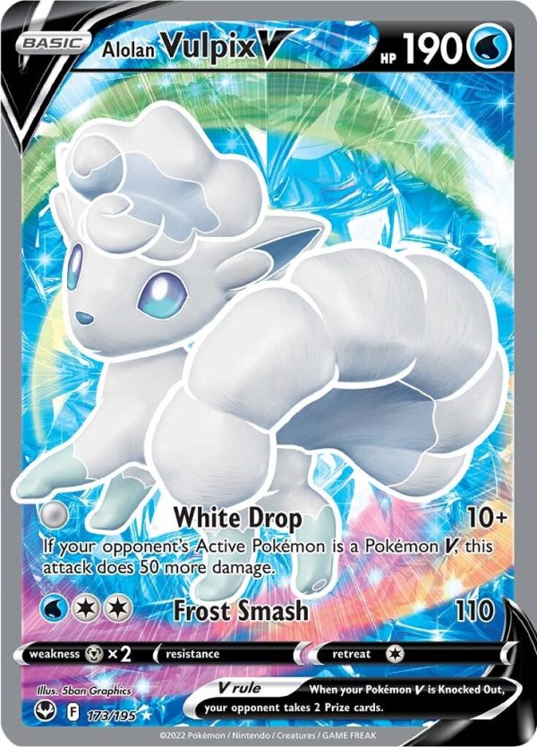 Alolan Vulpix V (173 195) [Sword & Shield: Silver Tempest] Online