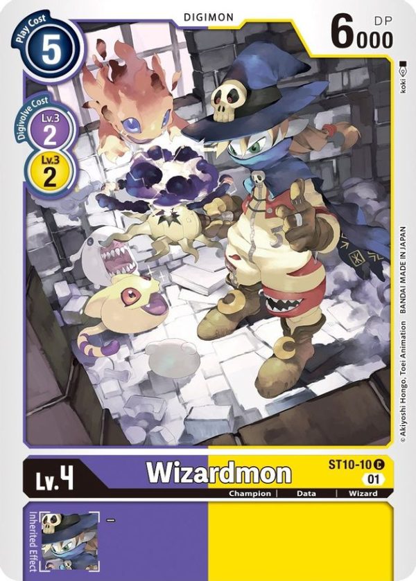 Wizardmon [ST10-10] [Starter Deck: Parallel World Tactician] Hot on Sale