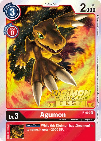 Agumon [P-009] (Digimon Card Game Fest 2022) [Promotional Cards] Cheap