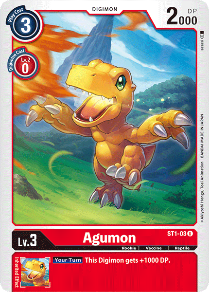 Agumon [ST1-03] [Starter Deck: Gaia Red] Online