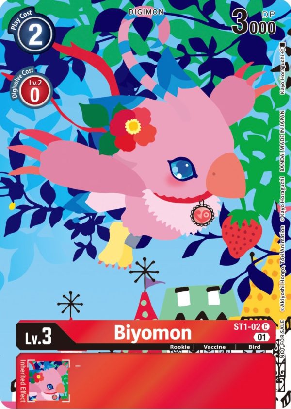 Biyomon [ST1-02] (Tamer s Card Set 2 Floral Fun) [Starter Deck: Gaia Red Promos] Online