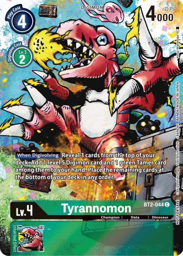 Tyrannomon [BT2-044] (25th Special Memorial Pack) [Release Special Booster Promos] Online Hot Sale