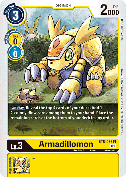 Armadillomon [BT8-033] [New Awakening] Cheap